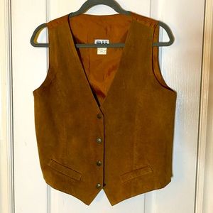 Vintage suede vest